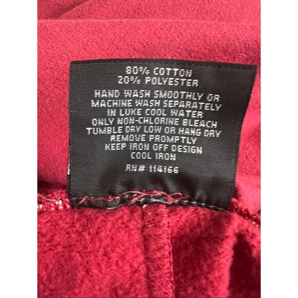 Trojans USC Logo Burgundy Red Drawstring Sweatpants Joggers Colosseum Size L - Picture 10 of 11